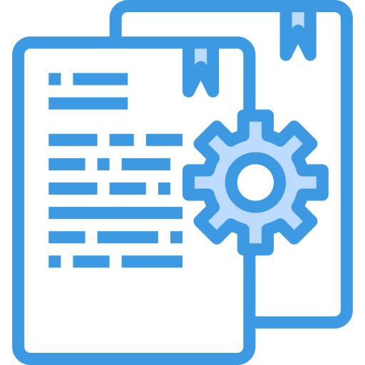 Certificate and Gear pattern image